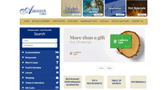 Desktop Screenshot of ambassadorcard.com.au